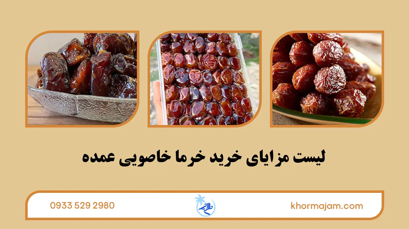 لیست مزایای خرید خرما خاصویی عمده